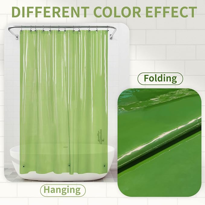 Barossa Design Extra Long Shower Curtain Liner - Image 2