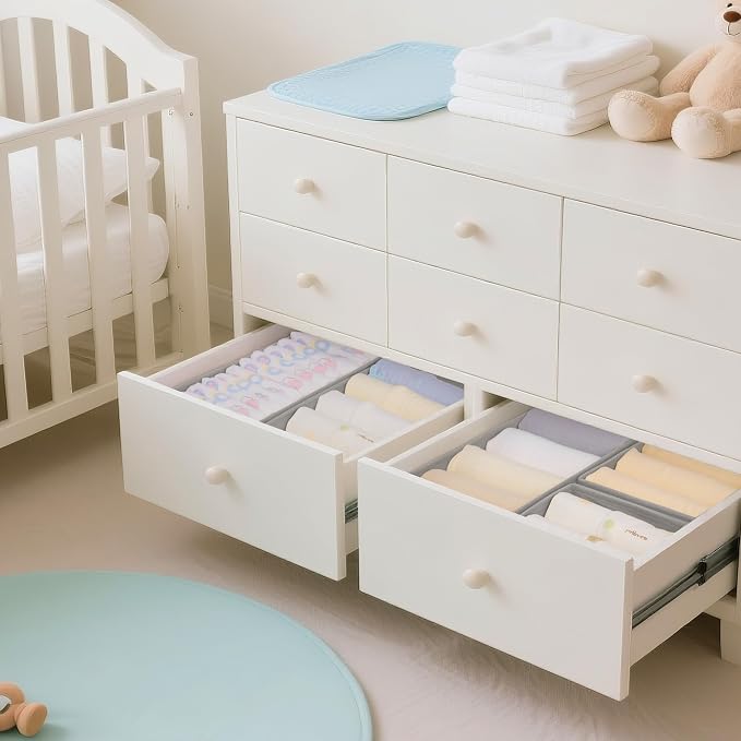 Drawer Organizer Clothes, 24 Pack Dresser Organizer - Image 5