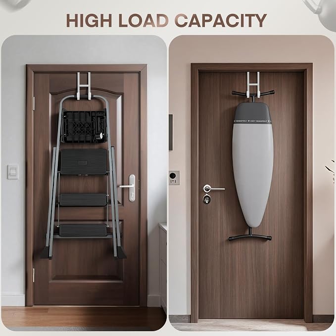 FYY 4 Packs Over The Door Hooks, Double Sided Door Hanger Hook - Image 5