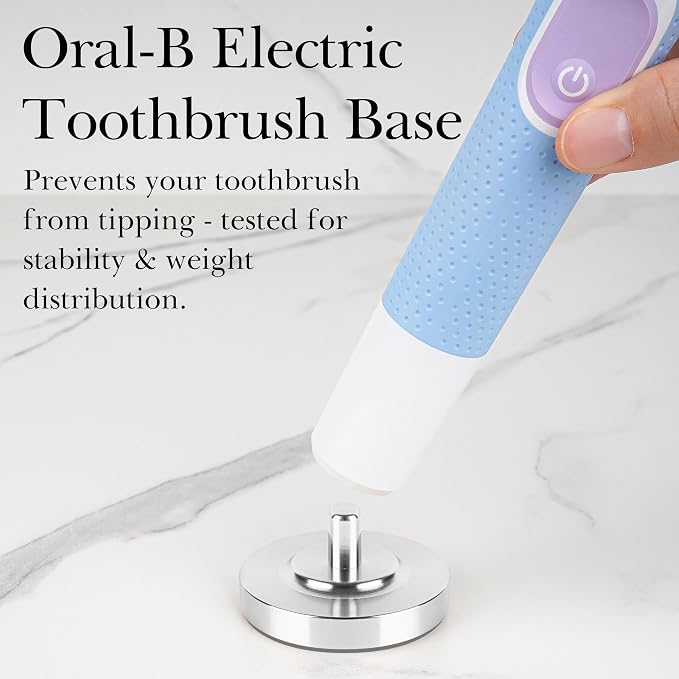 Silver Electric Toothbrush Holder - Image 4