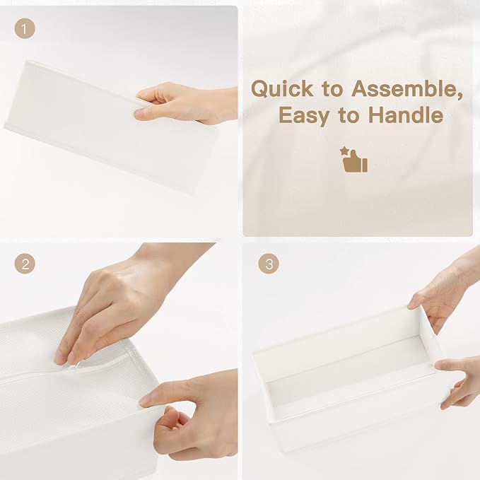 Drawer Organizer Clothes, 24 Pack Dresser Organizer - Image 9