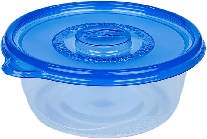 Glad GladWare Big Bowl Food Storage Containers, Large Round, 48 Oz, and meal - Image 4