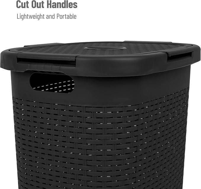 Mind Reader Slim Laundry Hamper - Image 4