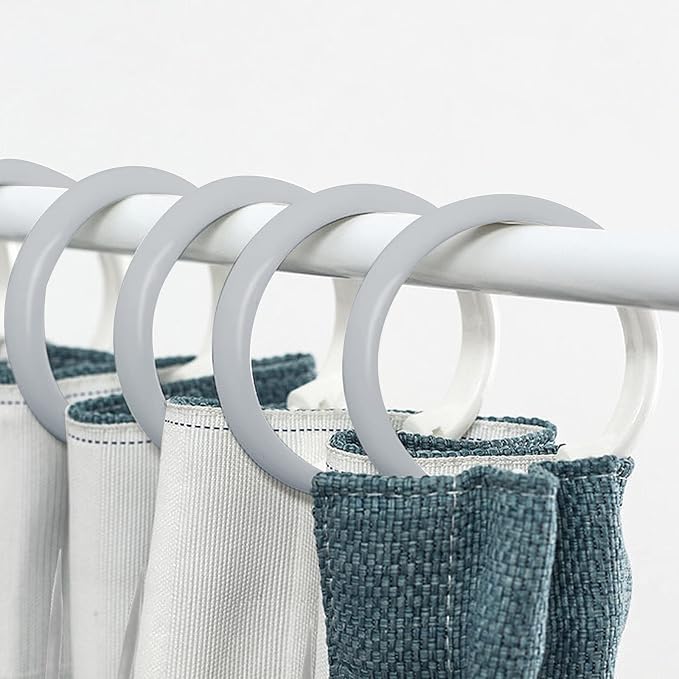 40 Pcs Metal Curtain Rings & Drapery Hooks, 30 mm Internal Diameter - Image 7