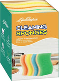 LAUNDRYLUX Scrub Sponge, 8 Pack Dual-Sided Temperature-Responsive Scrubber | by LAUNDRYLUX