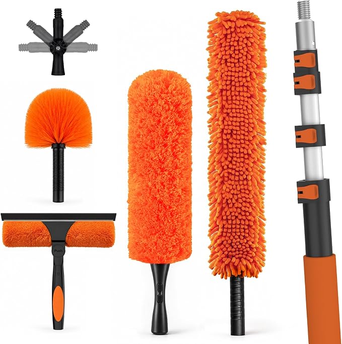 LAANPOLE 20FT High Reach Duster Cleaning Kit by LAANPOLE