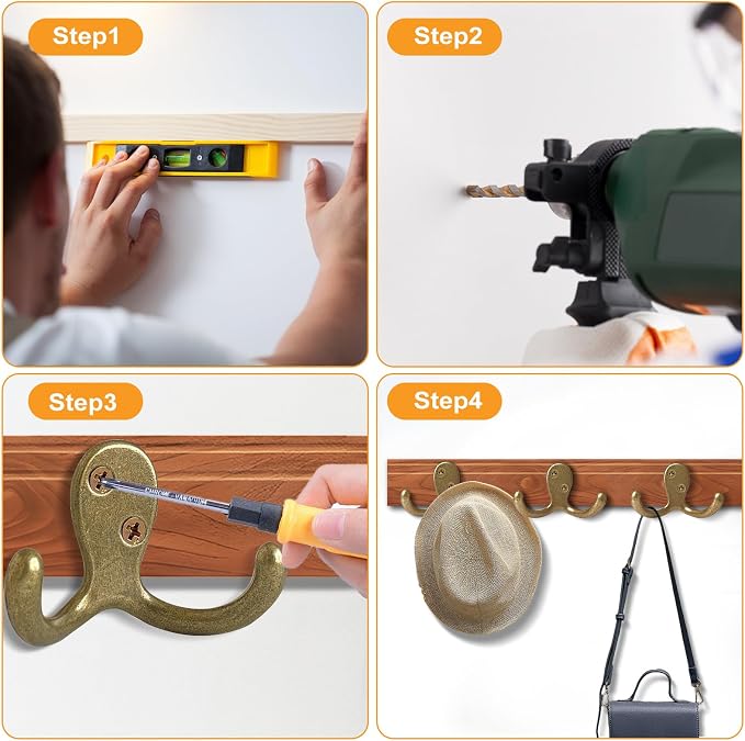 CBWLWJ 20 Pack Coat Hooks Wall Hooks - Image 7