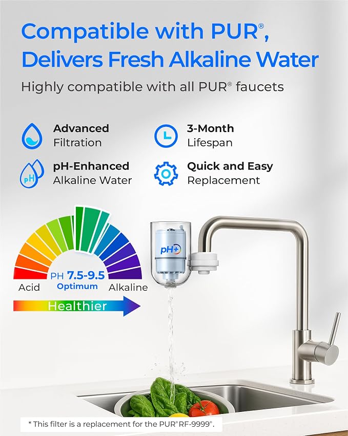 Waterdrop CF08D Faucet Water Filter, 6 Pack | Compatible - Image 2