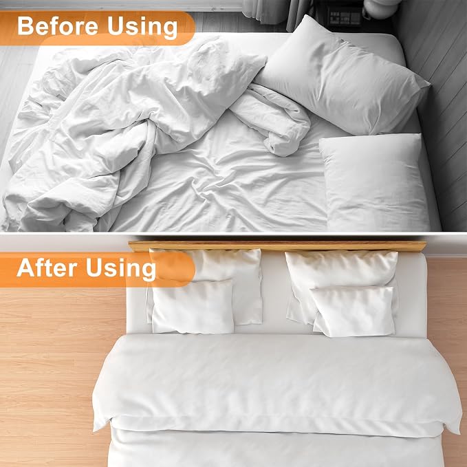 Boao 12 Pcs Bedsheet Strap Elastic Clip, 8-12 Inch Length | Sturdy Metal Clips - Image 7