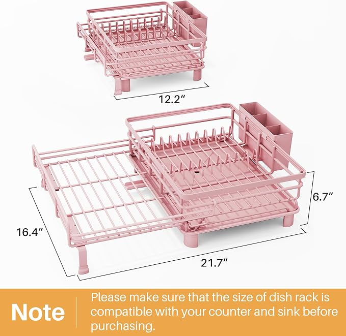 SNTD Expandable Dish Drying Rack - Image 2