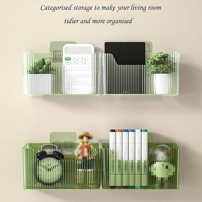 Lae Nuvole Adhesive Cabinet Door Organizer, 2 Pack Wall Shower Caddy - Image 2