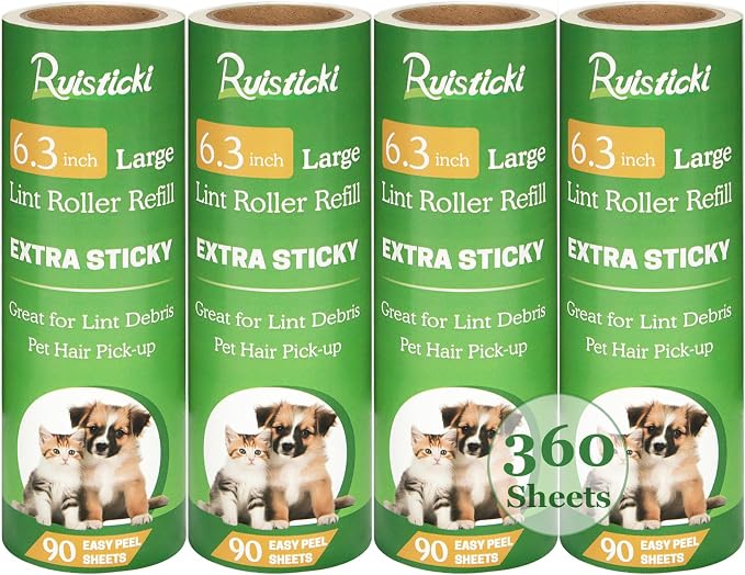 6.3 inch Lint Roller Refills Only by Unknown