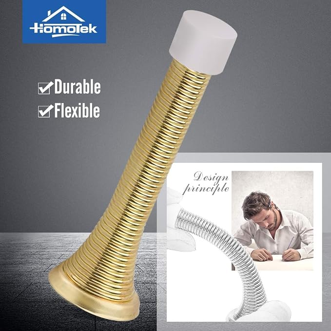 HOMOTEK 40 Pack Spring Door Stopper - Image 2