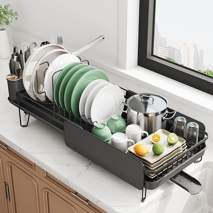 Large Expandable Dish Drying Rack by SNTD