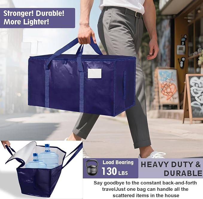 8 Pack-Extra Large Heavy Duty Moving Bags - Image 3