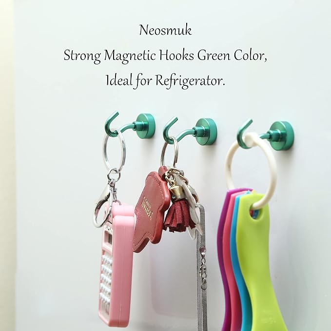 Neosmuk Magnetic Hooks, 30lb Heavy Duty, 15 Pack - Image 3