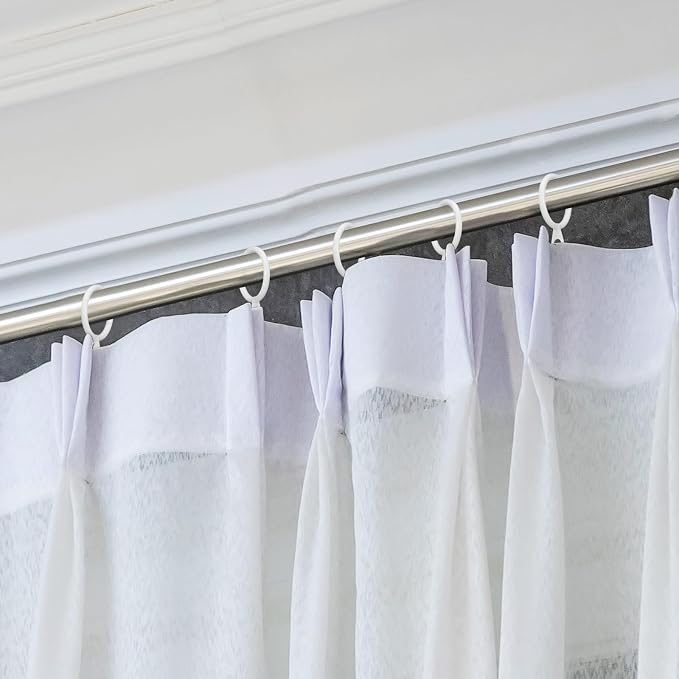 Qunclay 100 Set 1.26 Inch Metal Curtain Rings - Image 6