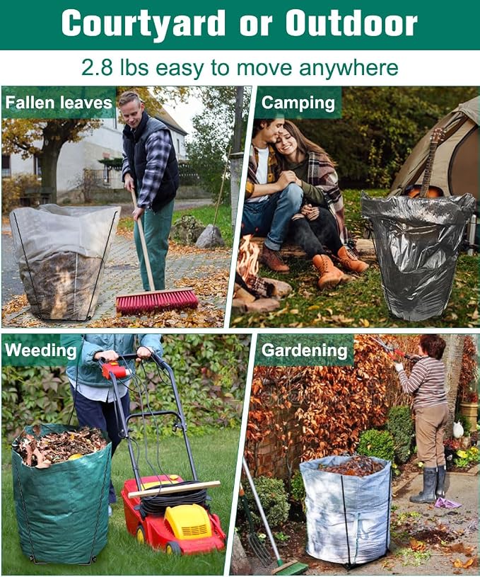 Outdoor Trash Bag Holder Stand - Image 7