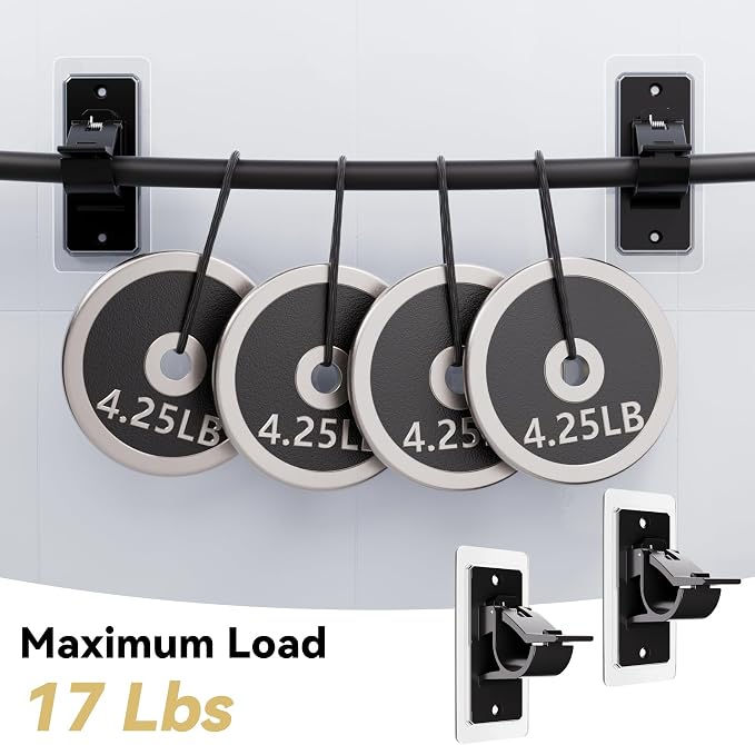 8PCS No Drill Curtain Rod Bracket, Adhesive Curtain Rod Holders | Multipurpose - Image 4