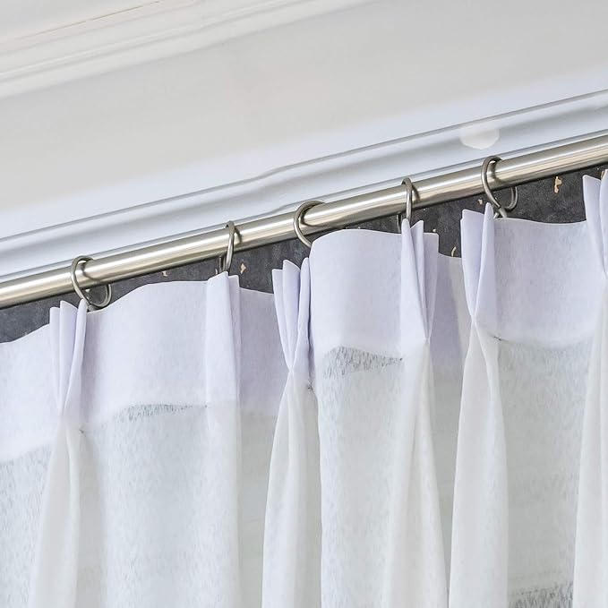 Hotop 60 Pcs 1.26 Inch Curtain Ring and 60 Pcs Pin Hook, 0.98/1.26/1.5/1.65 - Image 6