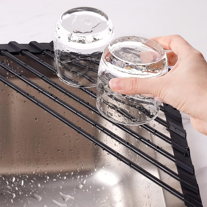 Tomorotec Triangle Roll Up Dish Drying Rack - Image 8