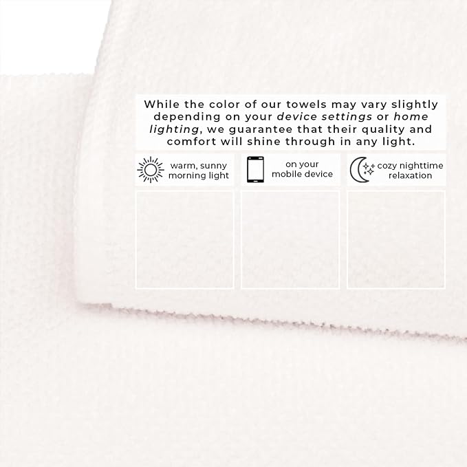 Great Bay Home 100% Cotton Oversized 2 Pack 68x35 Extra Large Towel Set - Image 5