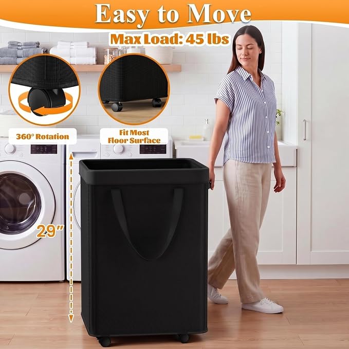 Optish 140L Extra Large Laundry Basket - Image 3