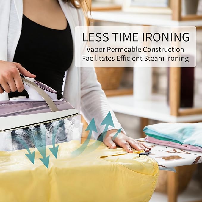 Ironing Board Cover and Pad for Standard Size, 15x54 Scorch & Stain Resistant - Image 5