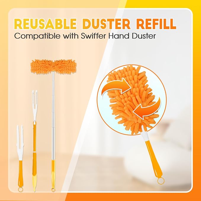 8 Pack Reusable Duster Refill Compatible - Image 2