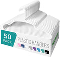 NEATERIZE Clothes Hangers Plastic 50 Pack by Neaterize