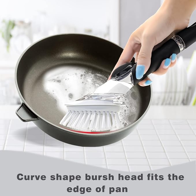 Brush Refills for OXO Dish Brush | 6 Pack Dish Brush Cleaning Soap Dispensing - Image 2