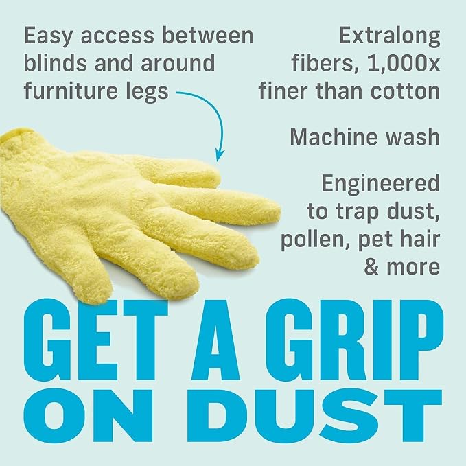 E-Cloth Duster & Cleaning Bundle, Cloth Set, Dusting Mop & Glove | Includes - Image 4
