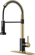 FORIOUS Kitchen Faucets, Pull Down Sprayer, Classic High Arc, Single Handle by FORIOUS