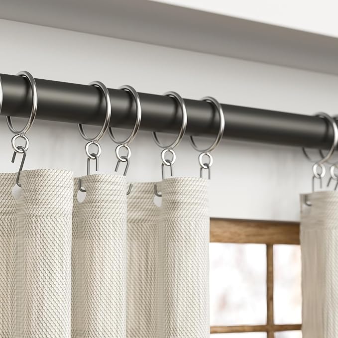 100 Pack Silver Metal Curtain Rings - Image 5