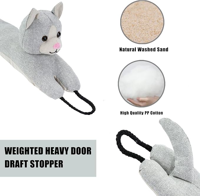 Under Door Draft Stopper Decorative Wind Stopper 38 inch - Image 4