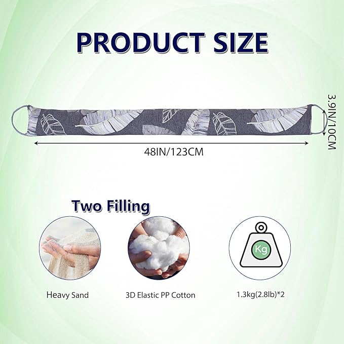 2 PCS 48 inch Door Draft Stopper - Image 2