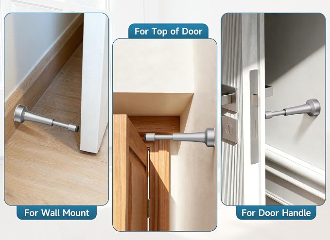 Spring Door Stoppers for Wall - Image 6