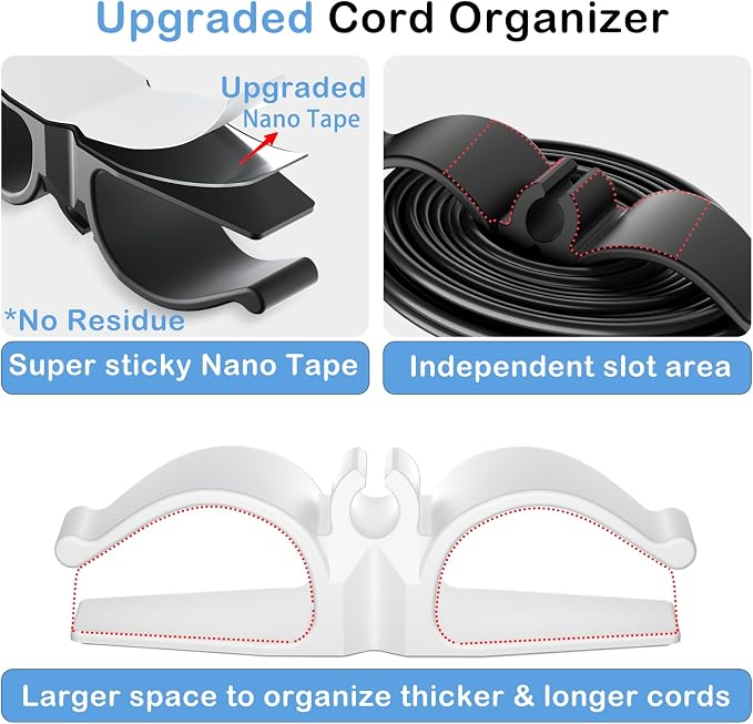 Lancord Cord Organizer for Appliances, 8 Pack Appliance Cord Organizer | - Image 2