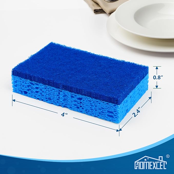 HOMEXCEL Sponges Kitchen 12 PK, Non-Scratch Dish Sponge - Image 2