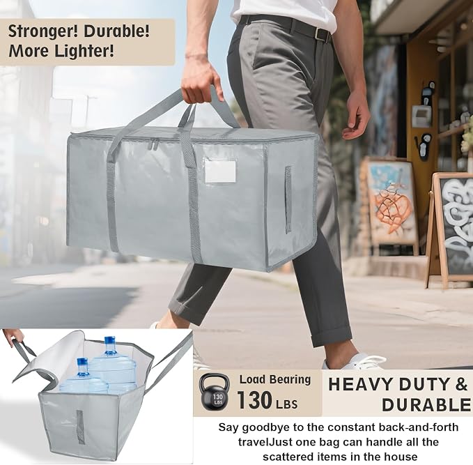 4 Pack-Extra Large Heavy Duty Moving Bags - Image 3