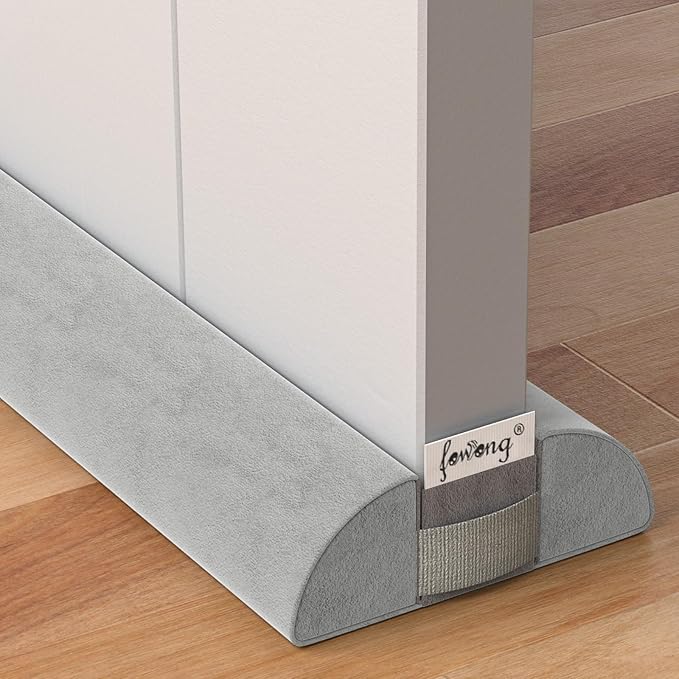 fowong Door Draft Stopper 36" Adjustable Under Door Draft Stopper Soundproofing by fowong