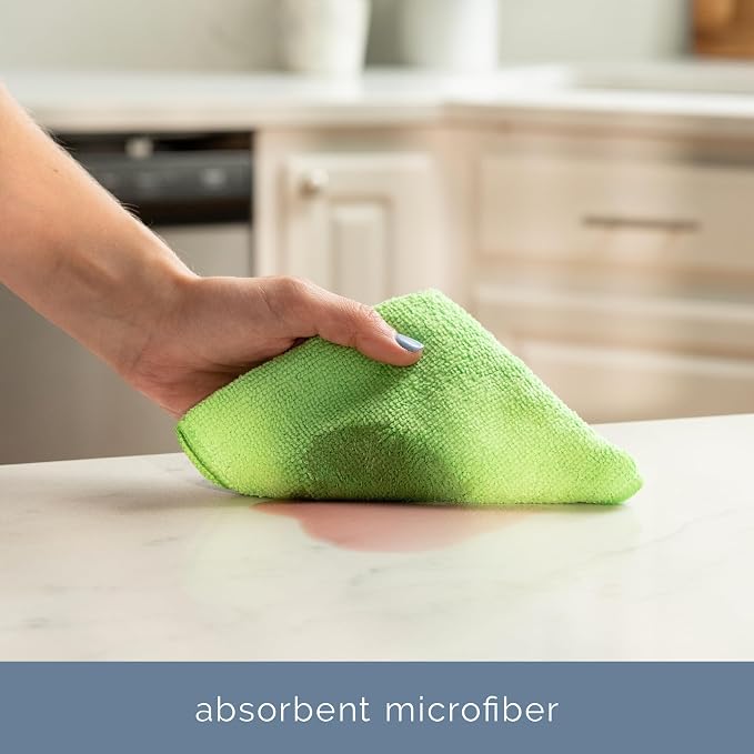 S&T INC. Microfiber Cleaning Cloth, 150 Pack, 11.5" x 11.5" - Image 2