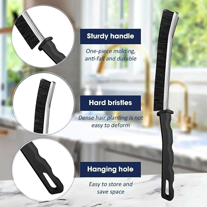Crevice Cleaning Brush, Tight Spaces & More 6 Pcs - Image 2