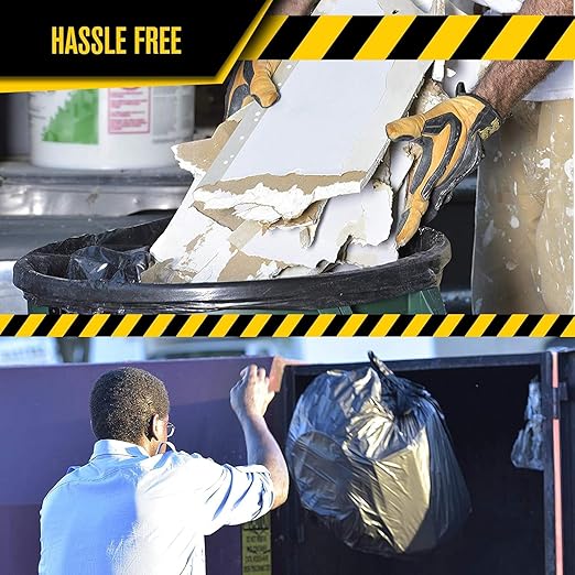 Ultrasac Heavy Duty 45 Gallon Trash Bags Huge 50 Count/w Ties) - Image 3