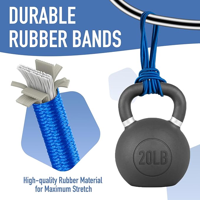 Large Rubber Bands for Trash Cans, Trash Can Bands for 55, 96 Gallon Garbage - Image 3