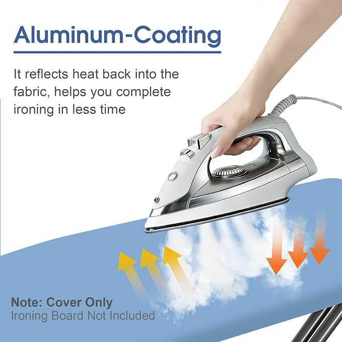Ironing Board Cover and Pad for Standard Size 15" x 54" - Image 3