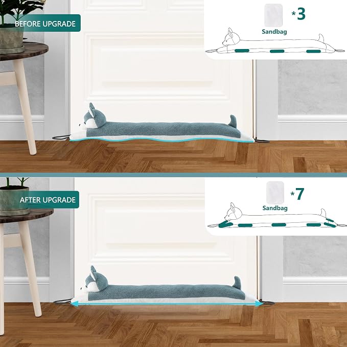 Under Door Draft Stopper Decorative Wind Stopper 36 inch - Image 4