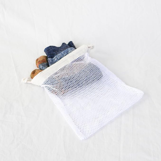Simple Ecology Organic Cotton Mesh Laundry Bag – Small 2-Pack - Image 5
