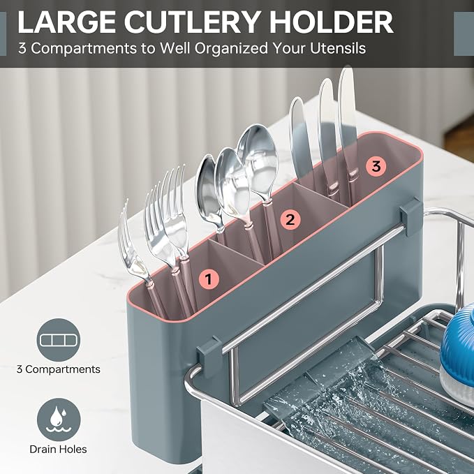 Urackify Dish Drying Rack - Image 5