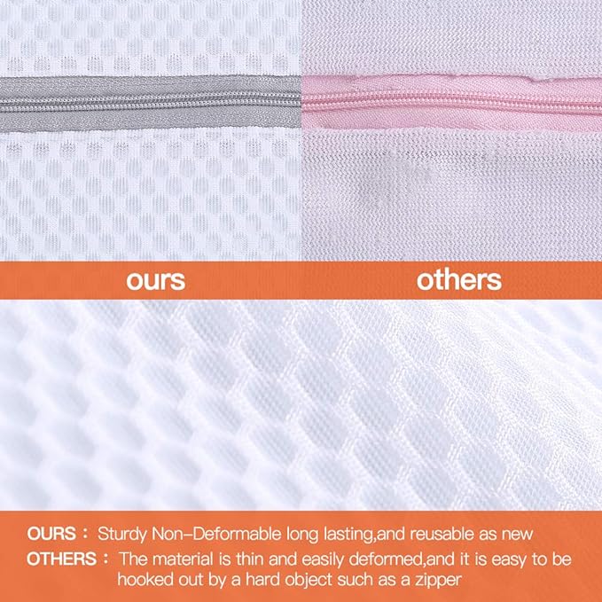 Mesh Laundry Bags for Delicates, Garment Bag for Washing Machine - Image 5